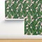 Tropical Preppy Palm Leaves Chinoiserie Banana Leaf Botanical Custom Removable Wallpaper by Spoonflower Peel & Stick Wallpaper 2FT Wide